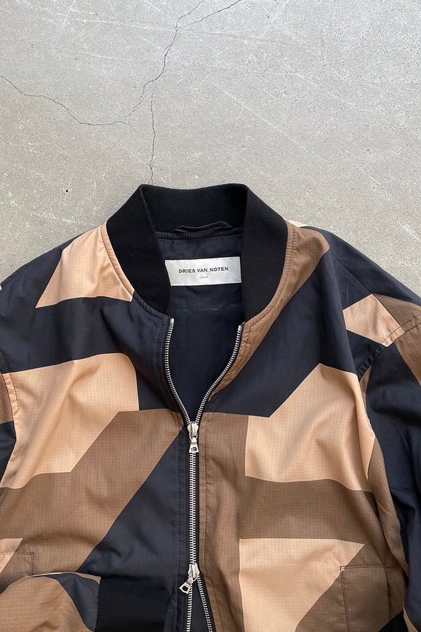 VOLKER BOMBER JACKET / PATTERN [SIZE: S USED]