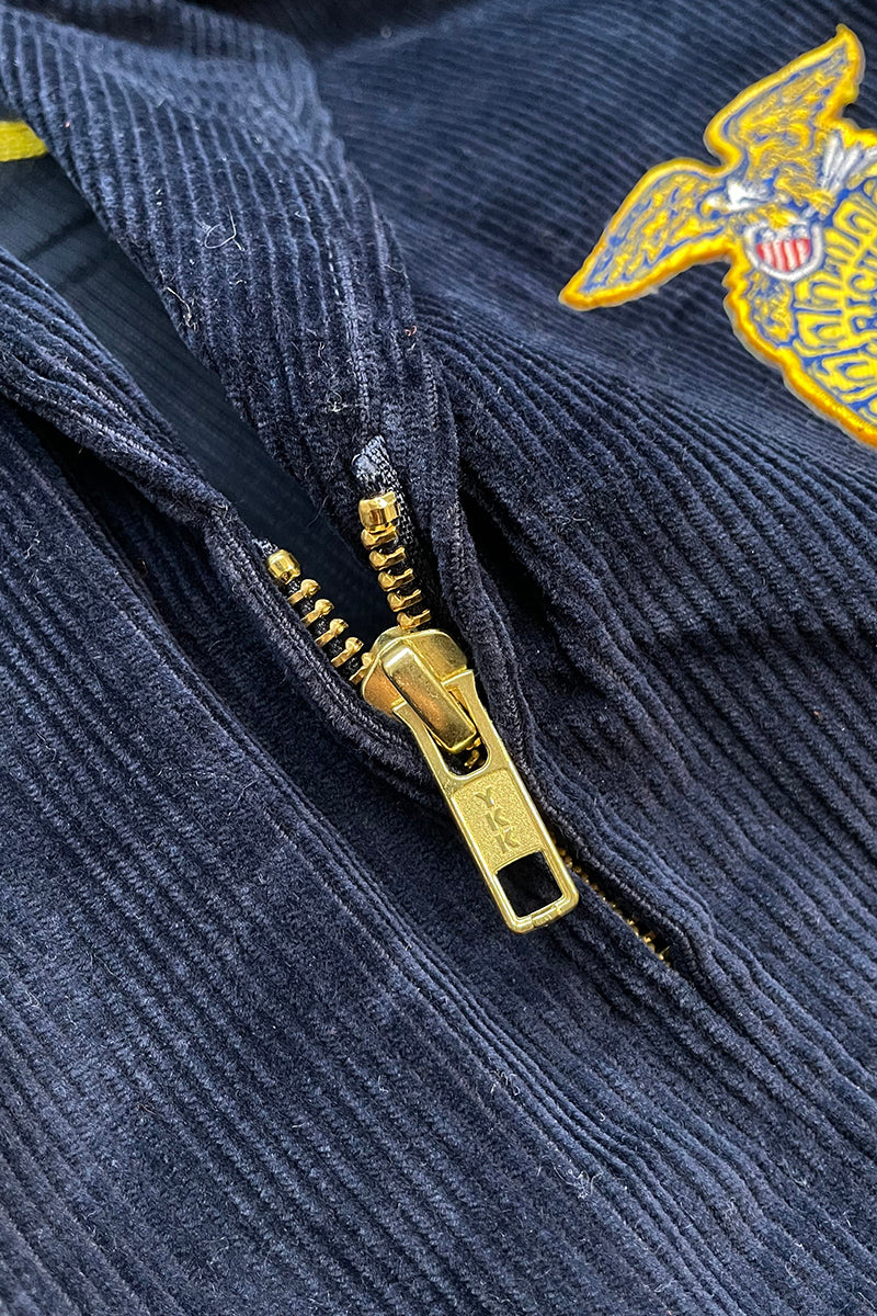 Y2K EARLY 00'S FFA JACKET LOT100 IOWA / BLACK [SIZE: 40 DEADSTOCK/NOS]