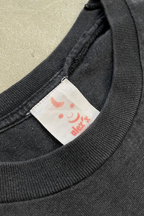 MADE IN MEXICO 90'S HARLEY DAVIDSON LOGO PRINT T-SHIRT / BLACK [SIZE: XL USED]