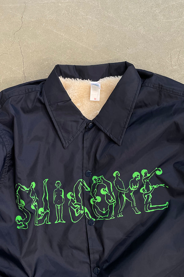 SUICOKE EROTIC NYLON COACH JACKET / NAVY [SIZE: M USED]