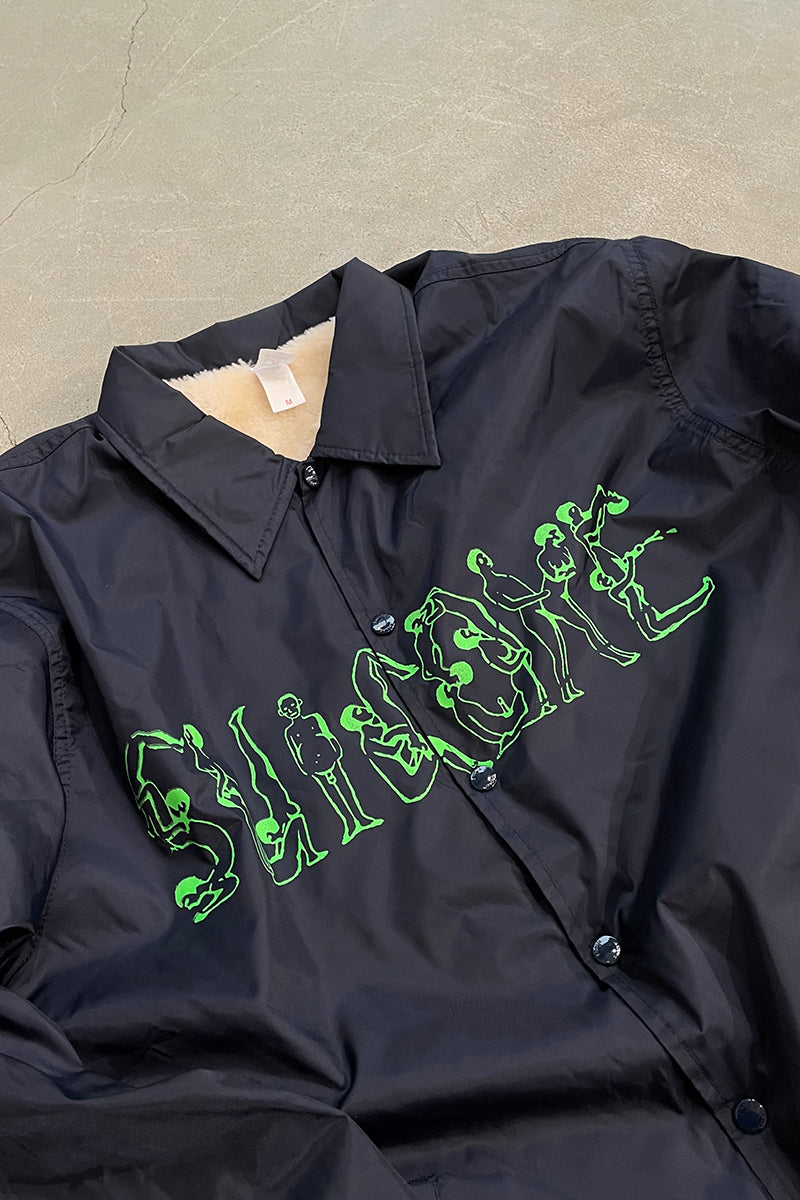 SUICOKE EROTIC NYLON COACH JACKET / NAVY [SIZE: M USED]