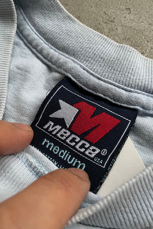 MADE IN USA 90'S T-SHIRT / LIGHT BLUE [SIZE: M USED]