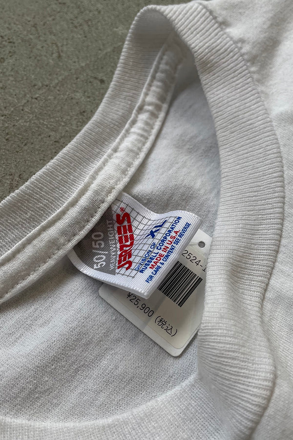 MADE IN USA 90'S SOFTBALL EROTIC T-SHIRT / WHITE [SIZE: XL USED]