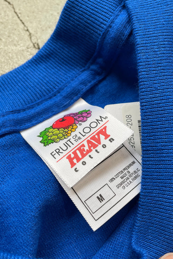 Y2K 03'S BACK TO THE FUTURE MOVIE T-SHIRT / BLUE [SIZE: M USED]