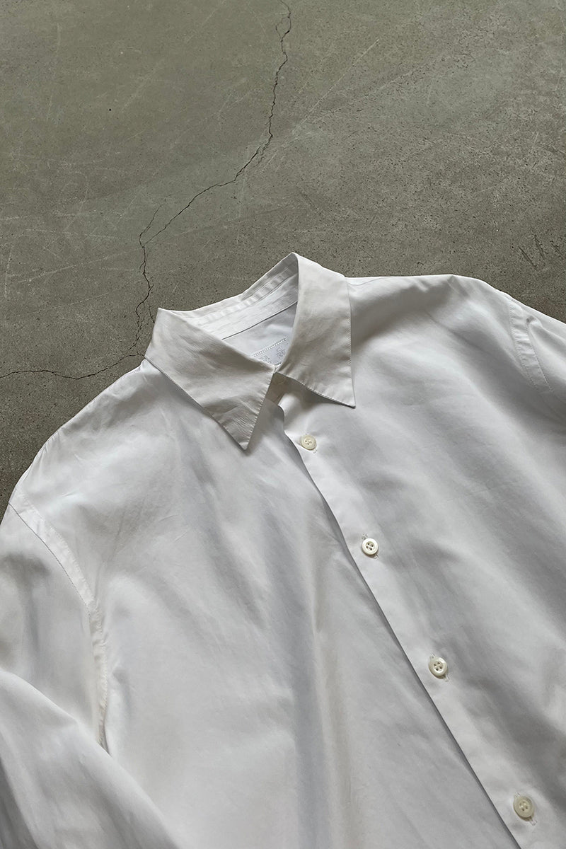 09'S COTTON SHIRT / WHITE [SIZE: 40 USED]