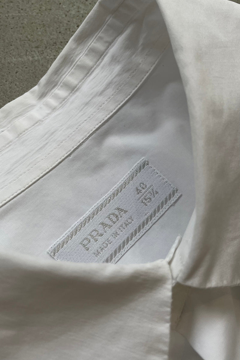 09'S COTTON SHIRT / WHITE [SIZE: 40 USED]
