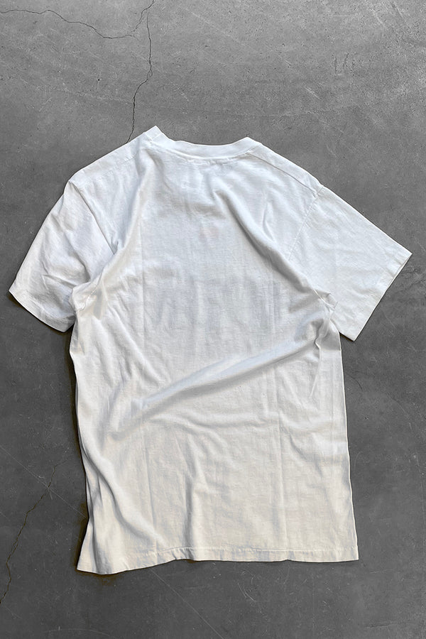 Y2K EARLY 00'S APPLE ADVERTISING T-SHIRT / WHITE [SIZE: L USED]
