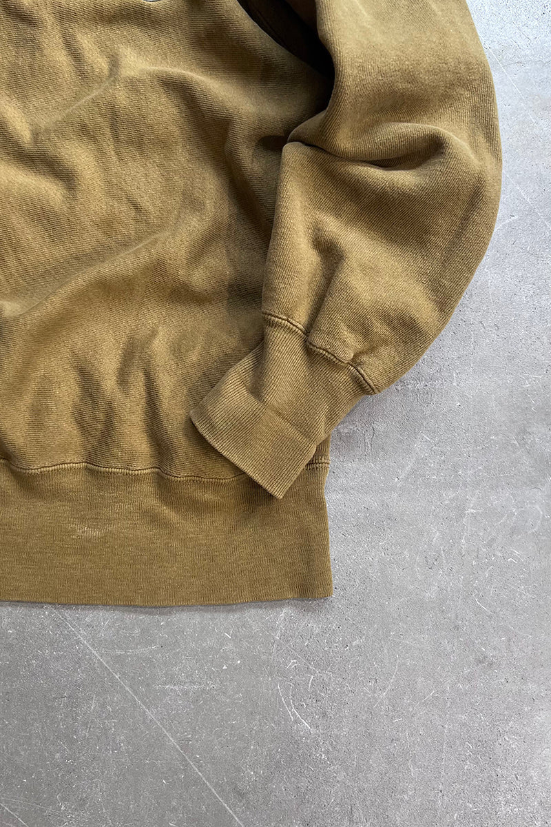 MADE IN USA 90'S REVERSE WEAVE ONE POINT SWEATSHIRT / BEIGE [SIZE: L USED]