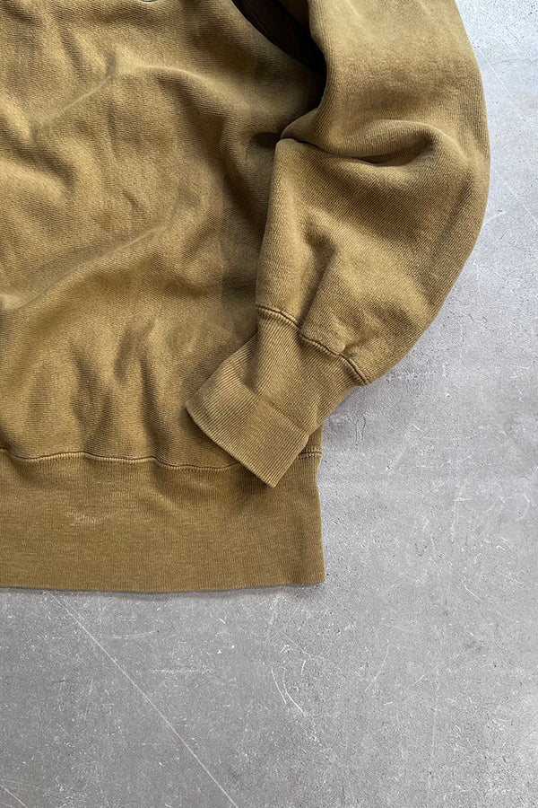 MADE IN USA 90'S REVERSE WEAVE ONE POINT SWEATSHIRT / BEIGE [SIZE: L USED]