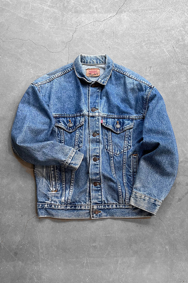 MADE IN USA 90'S 57508-0218 4TH DENIM JACKET / INDIGO [SIZE: L USED]