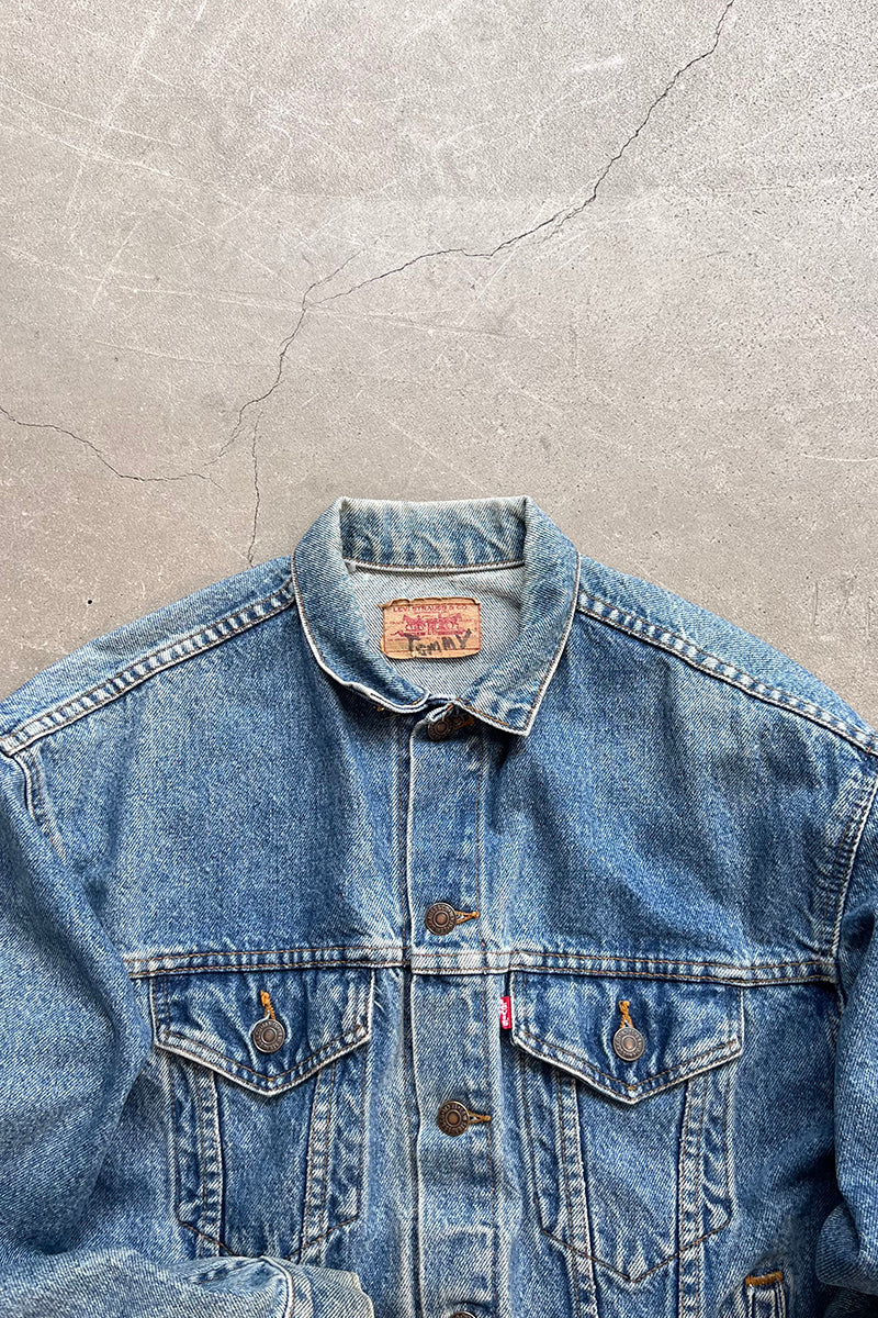 MADE IN USA 90'S 57508-0218 4TH DENIM JACKET / INDIGO [SIZE: L USED]