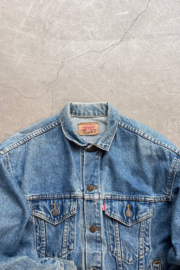 MADE IN USA 90'S 57508-0218 4TH DENIM JACKET / INDIGO [SIZE: L USED]