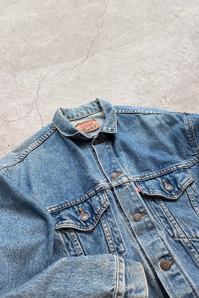 MADE IN USA 90'S 57508-0218 4TH DENIM JACKET / INDIGO [SIZE: L USED]