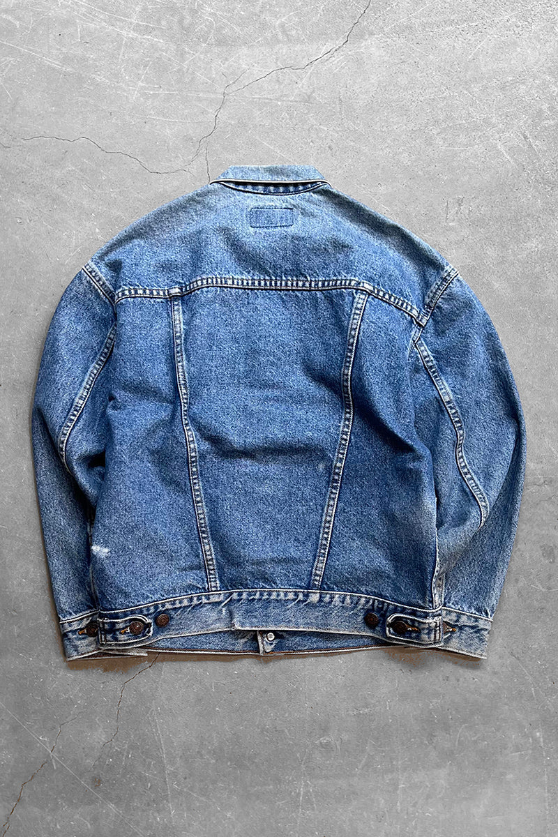 MADE IN USA 90'S 57508-0218 4TH DENIM JACKET / INDIGO [SIZE: L USED]