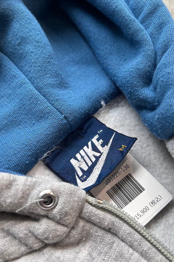 80'S ZIP UP SWEAT HOODIE / GRAY [SIZE: M USED]