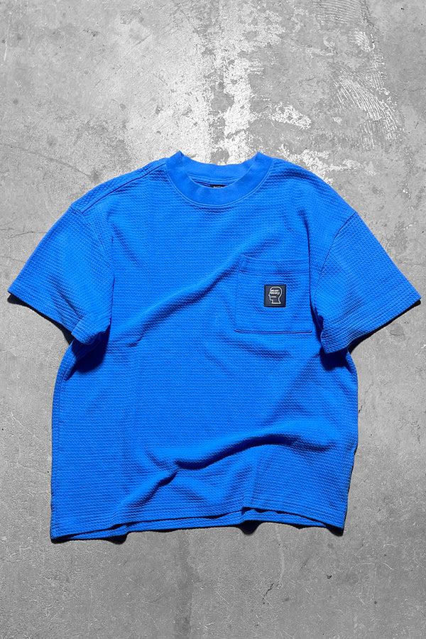 POCKET T-SHIRT / BLUE [SIZE: M USED]