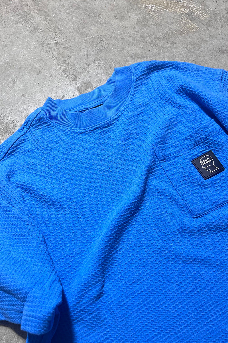 POCKET T-SHIRT / BLUE [SIZE: M USED]