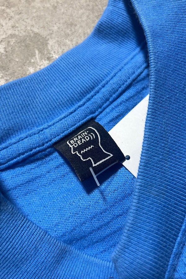 POCKET T-SHIRT / BLUE [SIZE: M USED]