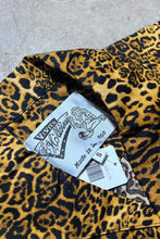 画像をギャラリービューアに読み込む, MADE IN LONDON 90&#39;S S/S LEOPARD PATTERN OPEN COLLAR SHIRT / YELLOW[SIZE: S USED]
