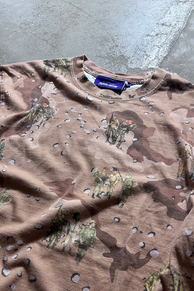 DESERT CAMO T-SHIRT / BEIGE [SIZE: L USED]
