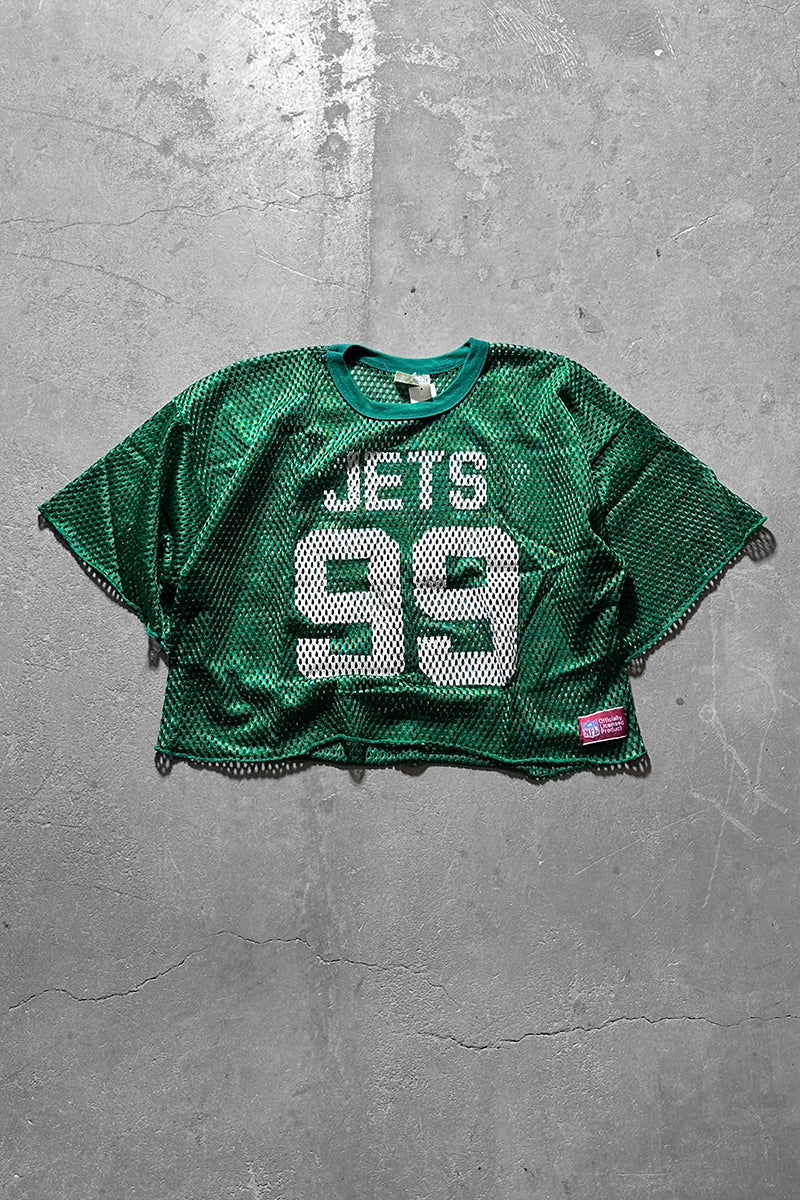 MADE IN USA 90'S NFL NYLON MESH GAME SHIRT / GREEN [SIZE: L USED]