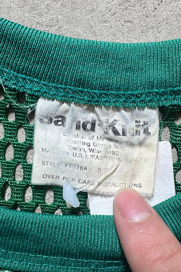 MADE IN USA 90'S NFL NYLON MESH GAME SHIRT / GREEN [SIZE: L USED]