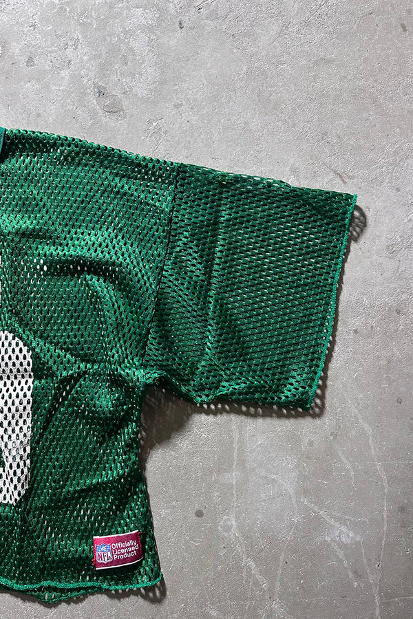 MADE IN USA 90'S NFL NYLON MESH GAME SHIRT / GREEN [SIZE: L USED]