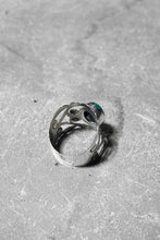 画像をギャラリービューアに読み込む, 925 SILVER RING W/MALACHITE / SILVER [SIZE: 14.5号相当 USED]
