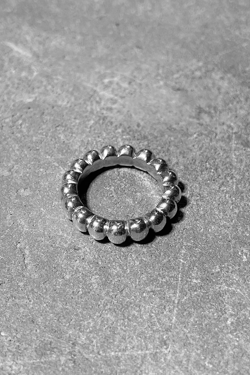 925 SILVER RING/ SILVER [SIZE: 10号相当 USED]