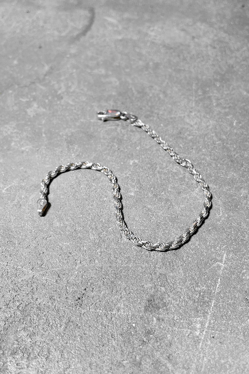 MADE IN ITALY 925 SILVER FRENCH ROPE BRACELET / SILVER [SIZE: ONE SIZE USED]