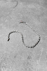 MADE IN ITALY 925 SILVER FRENCH ROPE BRACELET / SILVER [SIZE: ONE SIZE USED]