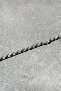 MADE IN ITALY 925 SILVER FRENCH ROPE BRACELET / SILVER [SIZE: ONE SIZE USED]