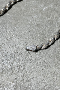 MADE IN ITALY 925 SILVER FRENCH ROPE BRACELET / SILVER [SIZE: ONE SIZE USED]