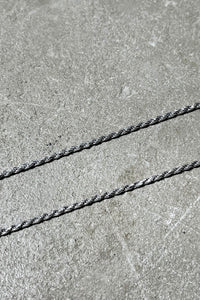 MADE IN ITALY 925 SILVER FRENCH ROPE NECKLACE / SILVER [SIZE: ONE SIZE USED]