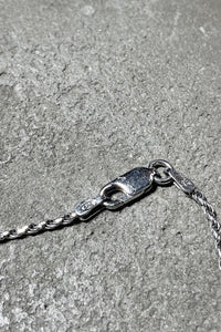 MADE IN ITALY 925 SILVER FRENCH ROPE NECKLACE / SILVER [SIZE: ONE SIZE USED]