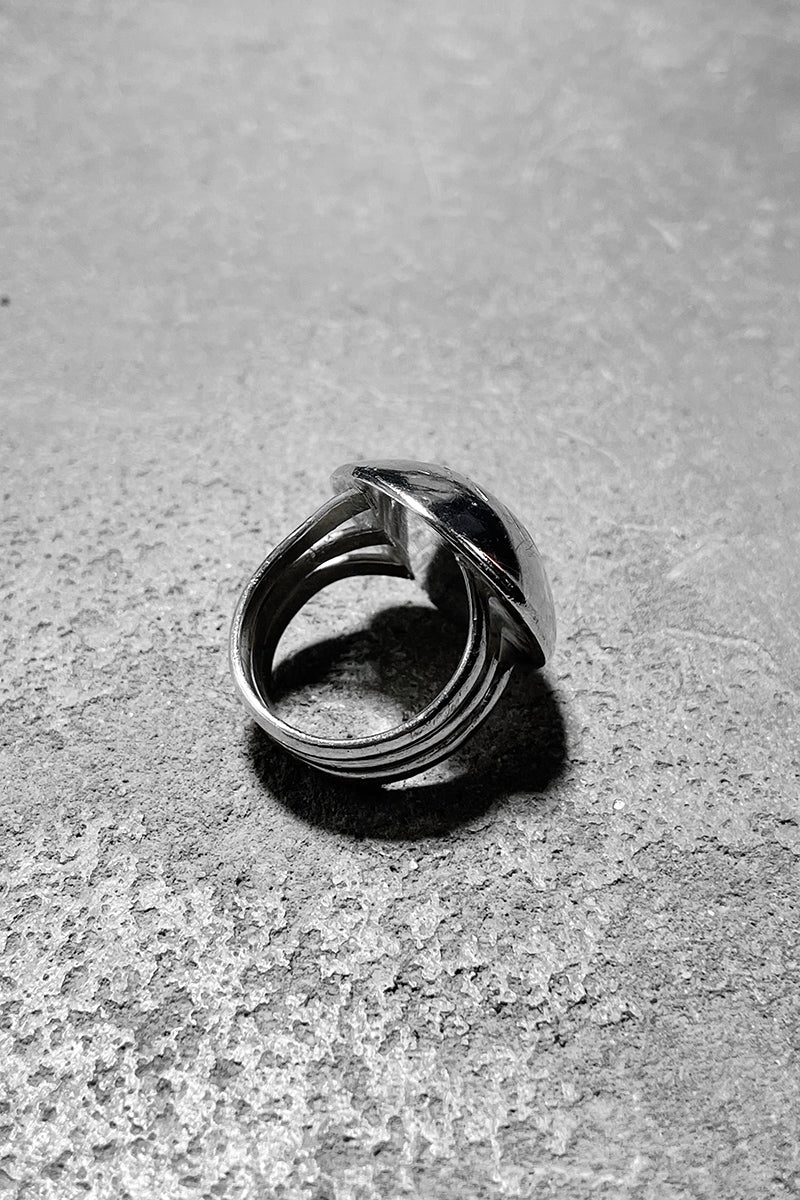 925 SILVER RING/ SILVER [SIZE: Equivalent to JP 11.5 USED]
