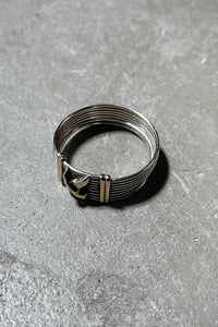 925 SILVER RING W/GOLD PLATED / SILVER [SIZE: 15.5号相当 USED]