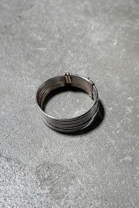 925 SILVER RING W/GOLD PLATED / SILVER [SIZE: 15.5号相当 USED]