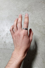 画像をギャラリービューアに読み込む, 925 SILVER RING W/GOLD PLATED / SILVER [SIZE: 15.5号相当 USED]
