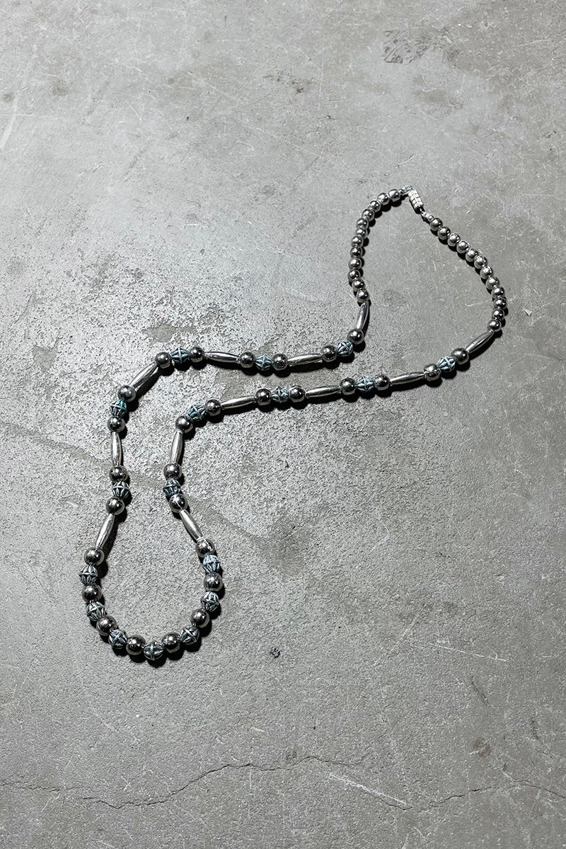 30s-40s VINTAGE SILVER NECKLACE / SILVER [SIZE: ONE SIZE USED]