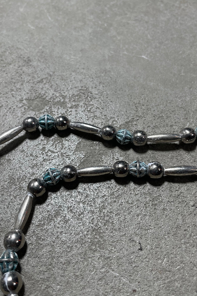 30s-40s VINTAGE SILVER NECKLACE / SILVER [SIZE: ONE SIZE USED]