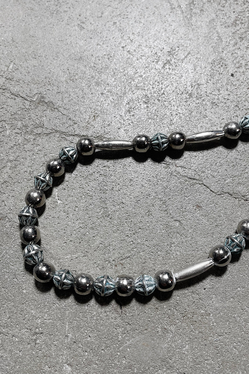 30s-40s VINTAGE SILVER NECKLACE / SILVER [SIZE: ONE SIZE USED]