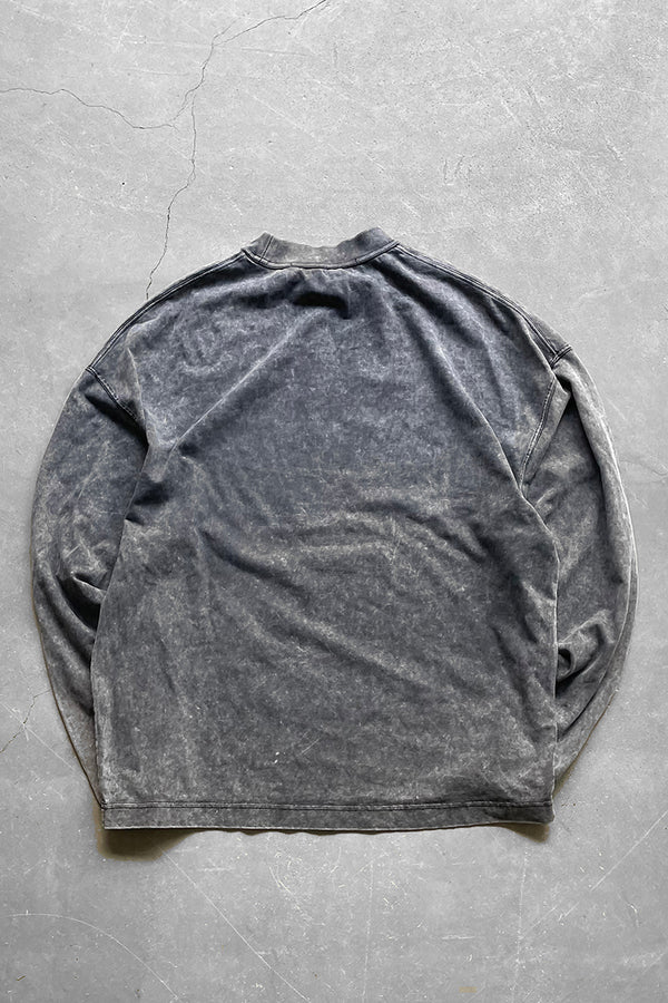 L/S LIGHTER GRAPHIC T-SHIRT / BLACK [SIZE: S USED]