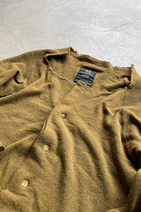 MADE IN JAPAN 03AW WOOL KNITTED CARDIGAN / KHAKI［SIZE: 3 USED]