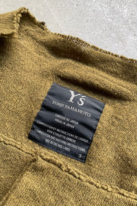 MADE IN JAPAN 03AW WOOL KNITTED CARDIGAN / KHAKI［SIZE: 3 USED]