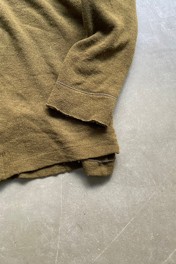 MADE IN JAPAN 03AW WOOL KNITTED CARDIGAN / KHAKI [SIZE: 3 USED]