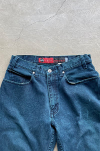 90'S SILVER TAB LOOSE DENIM PANTS / BLUE [SIZE: 32 USED]