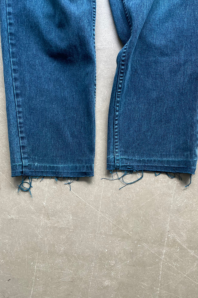 90'S SILVER TAB LOOSE DENIM PANTS / BLUE [SIZE: 32 USED]