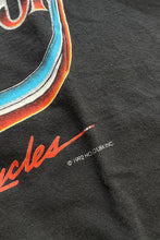 画像をギャラリービューアに読み込む, MADE IN USA 92&#39;S ANCHORAGE MOTORCYCLE T-SHIRT / BLACK [SIZE: L USED]
