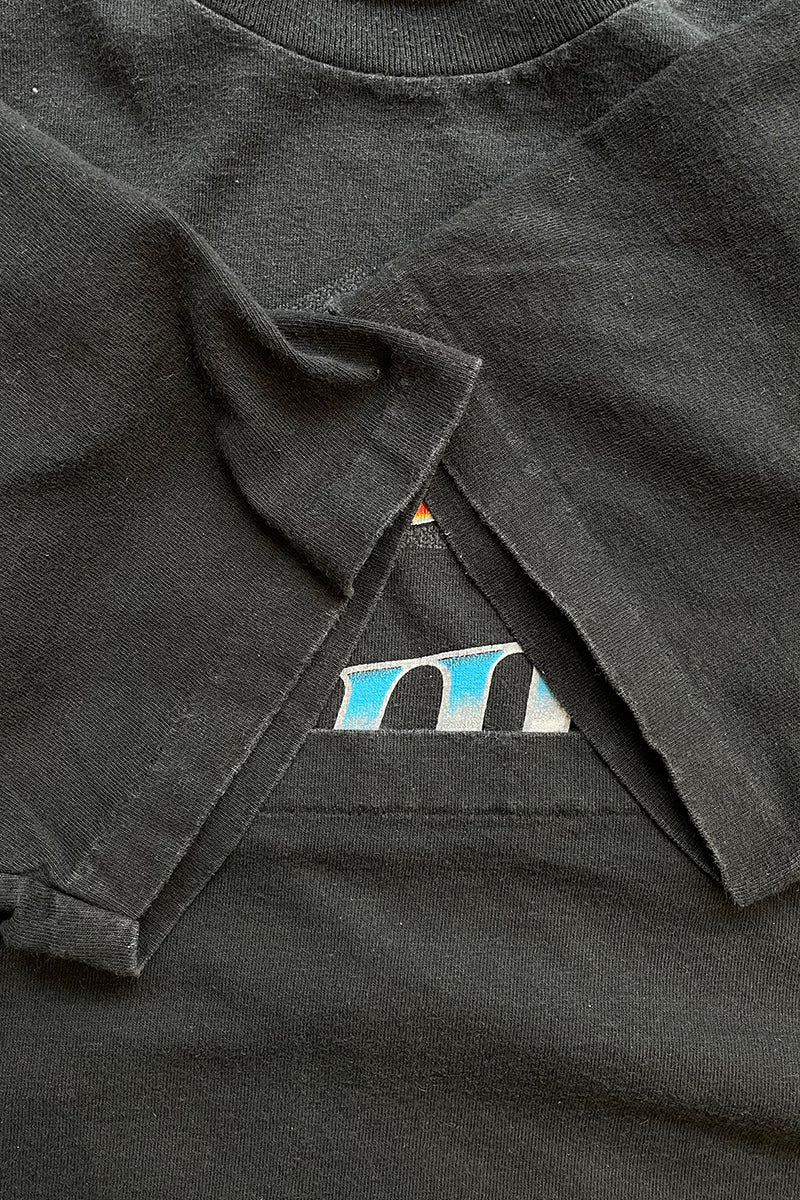 MADE IN USA 92'S ANCHORAGE MOTORCYCLE T-SHIRT / BLACK [SIZE: L USED]